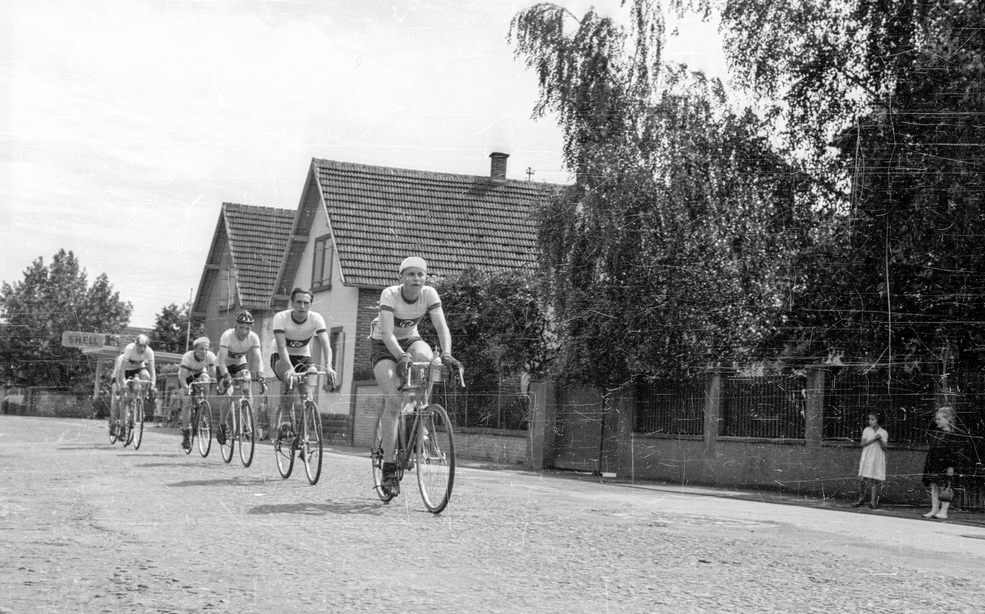 1951: Radrennen in Schifferstadt